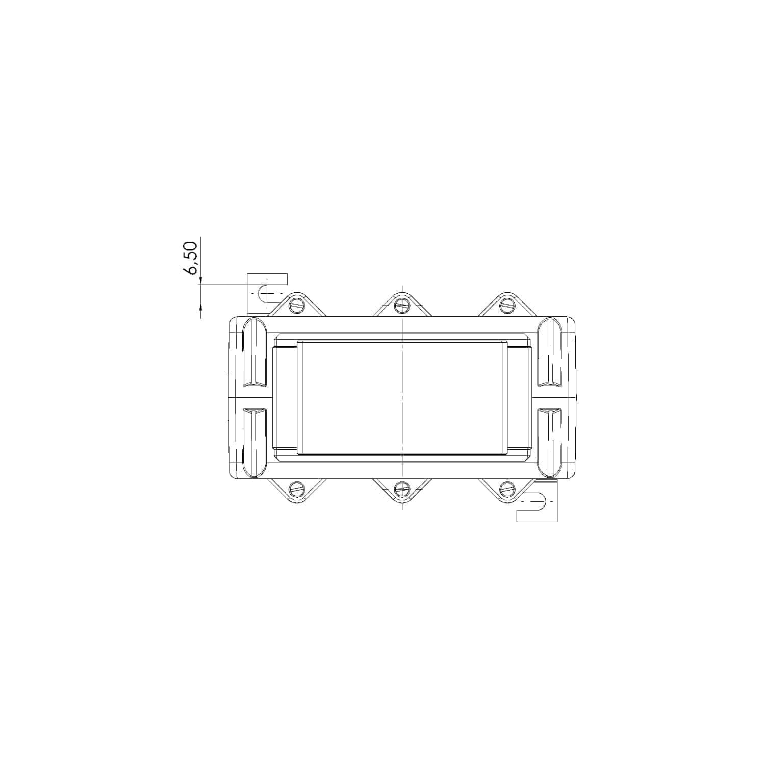 ASK 105.6N ASK plug-in current transformer, technical drawing 1