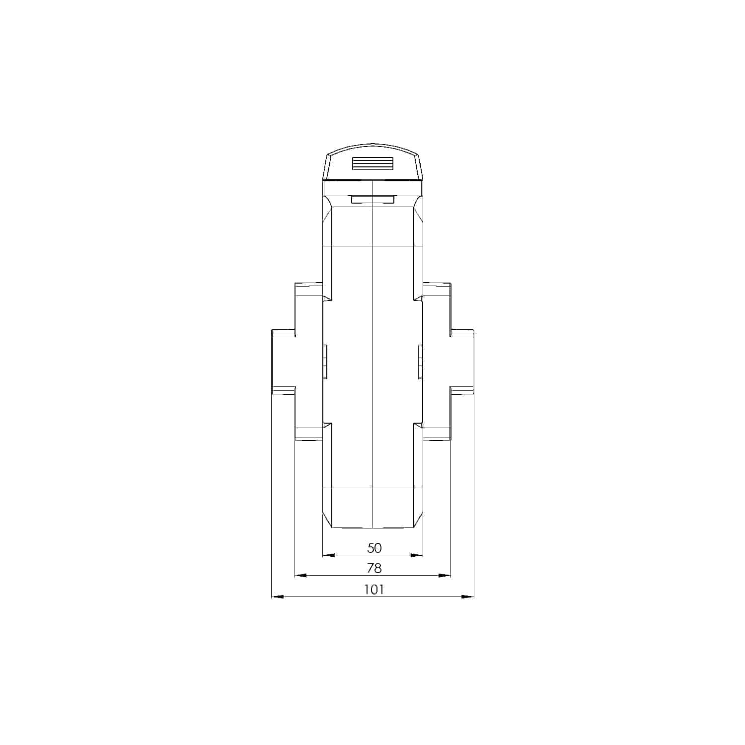 ASK 205.5 ASK plug-in current transformer, technical drawing 2