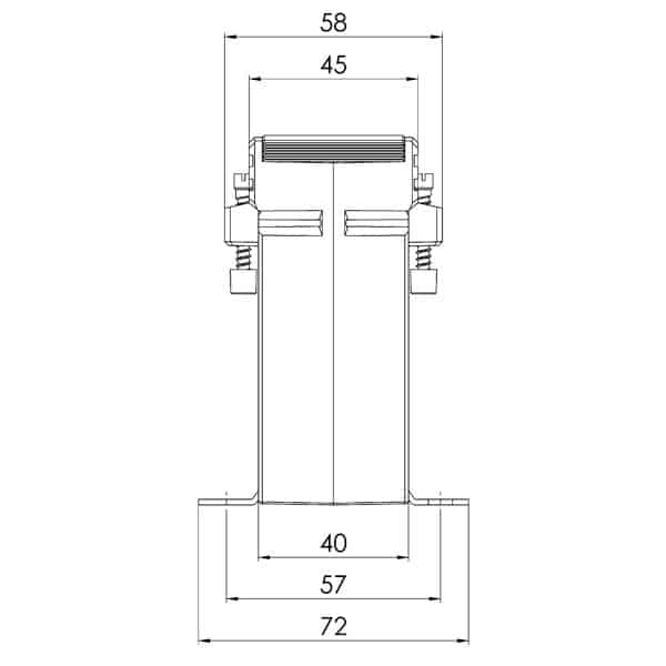 ASK 561.4 ASK plug-in current transformer, technical drawing 2