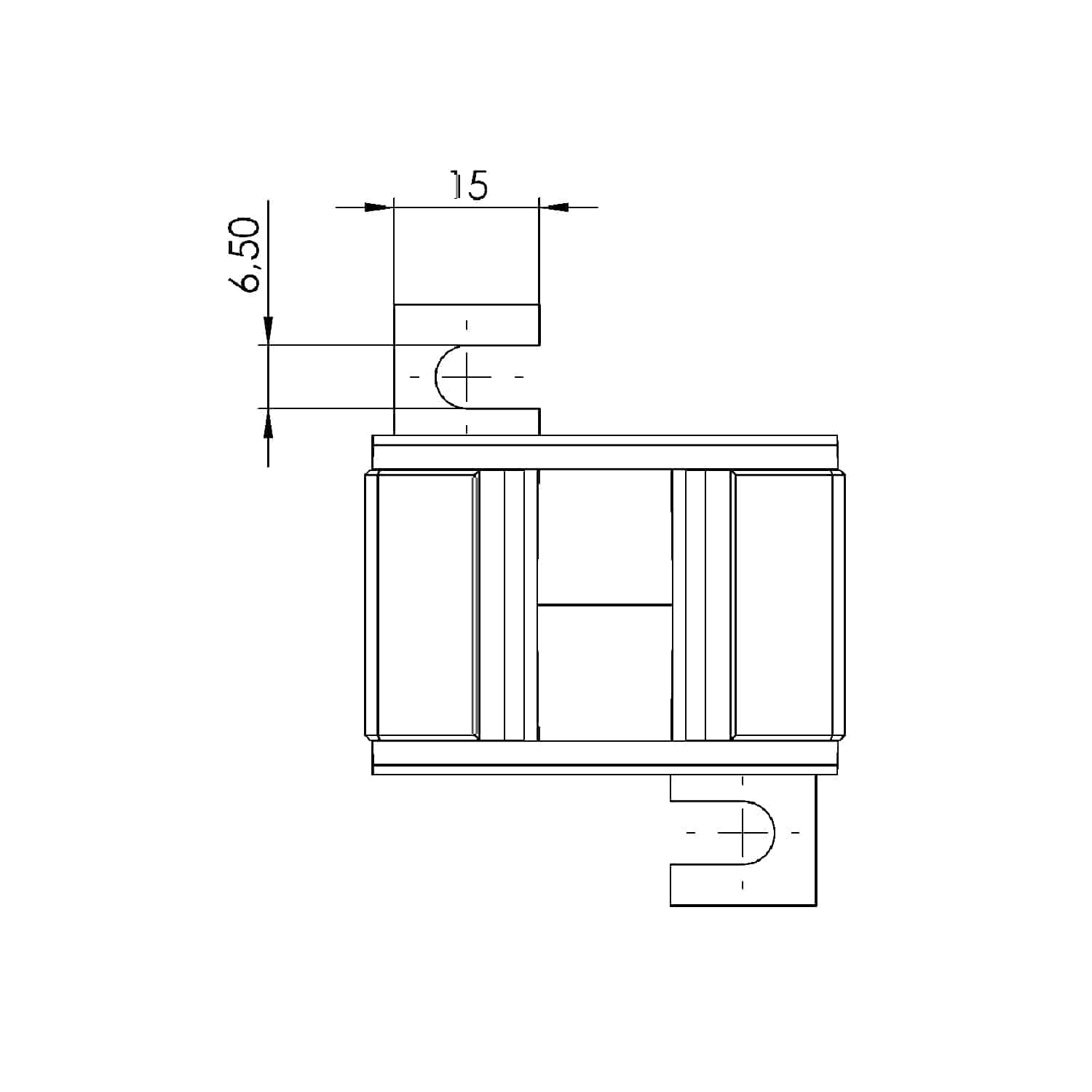 ASR 21.3 ASR – Rod current transformer technical drawing 1