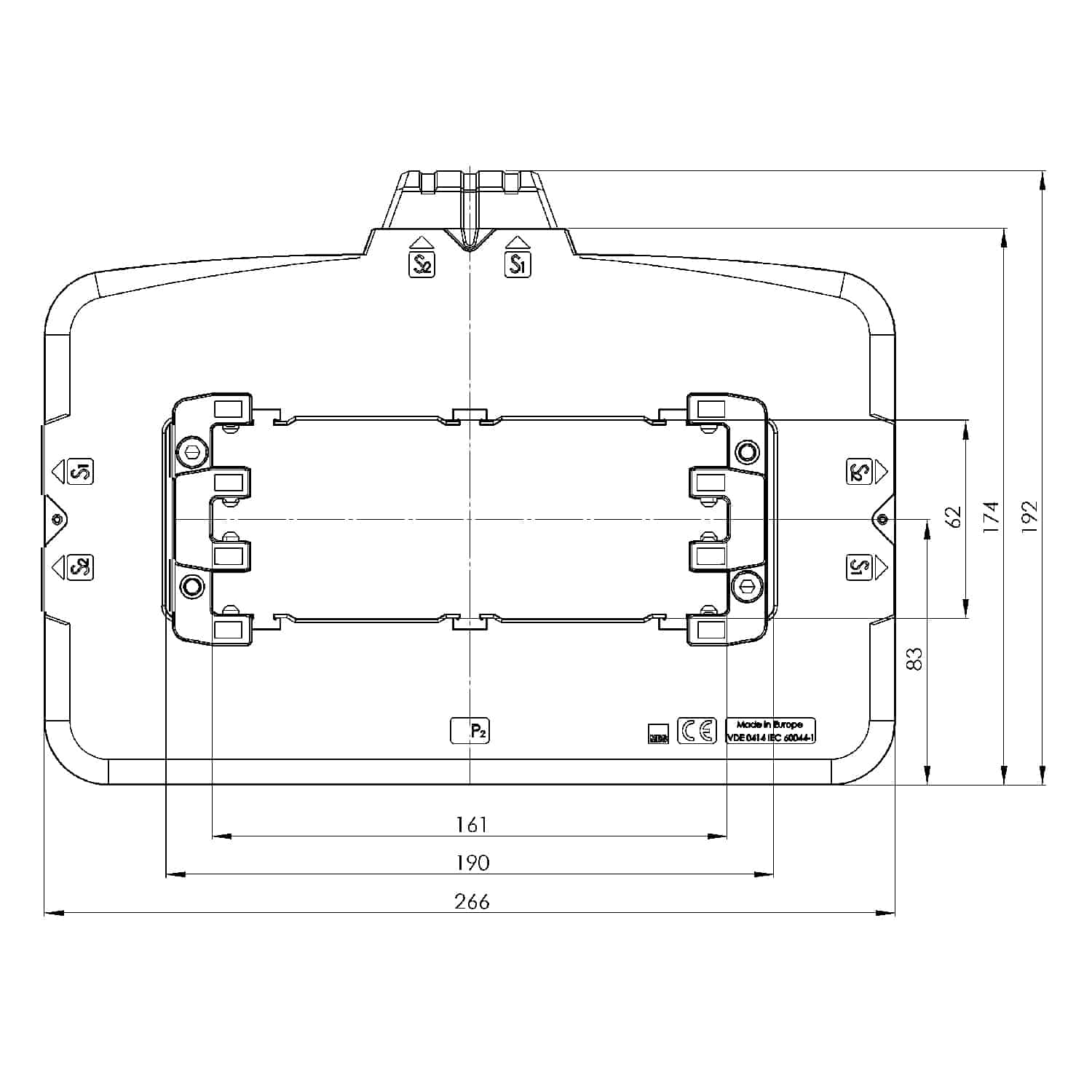 Aufsteckstromwandler ASK 165.5 Technische Zeichnung 3