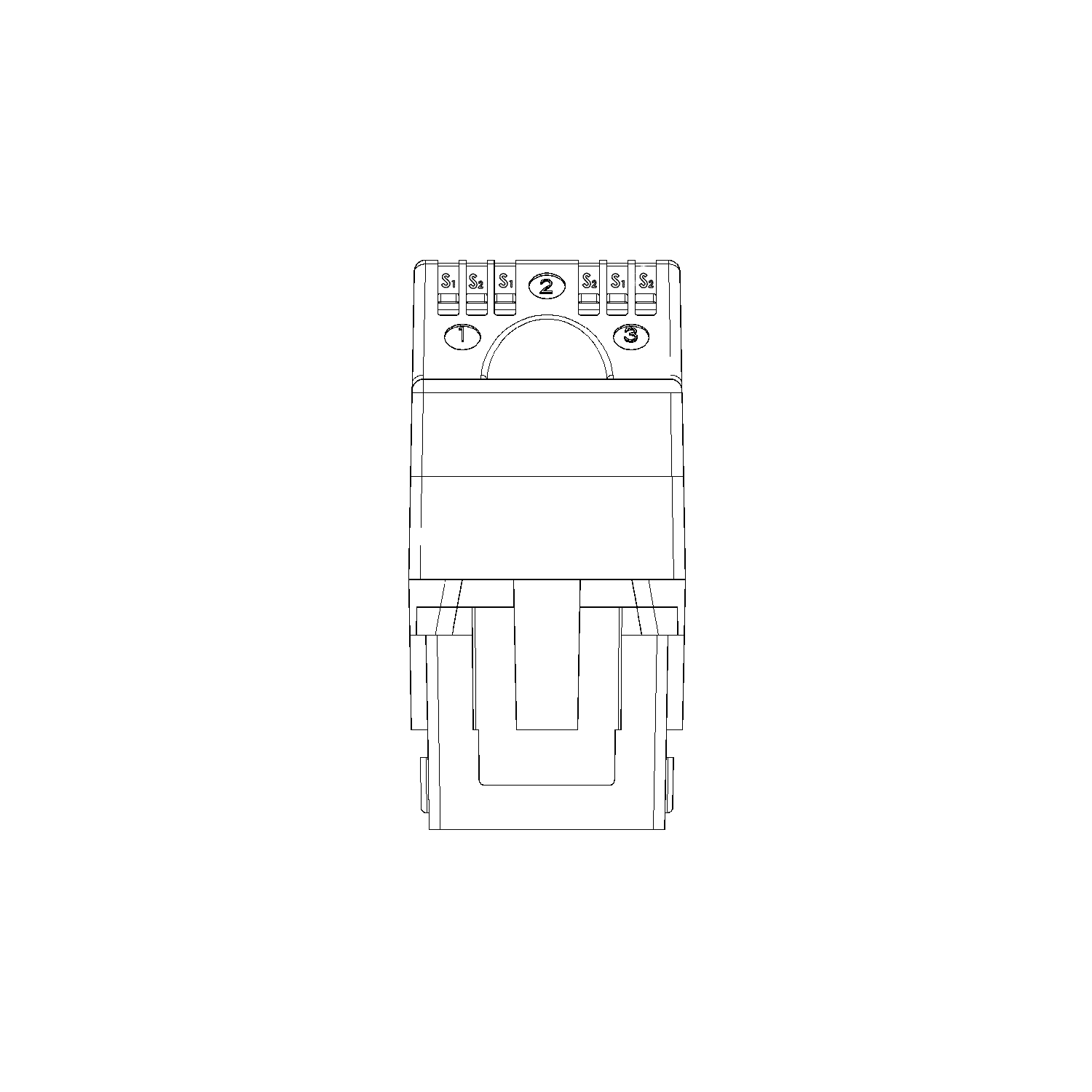 Stromwandlersatz ASRD 210.3 Technische Zeichnung 2